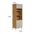 Cozinha Completa Michelangelo 12 Portas 3 Gavetas Ripado 100%