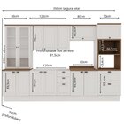Cozinha Completa Modulada 100% Mdf 6 Peças Com Cristaleira Il