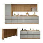 Cozinha Completa Modulada 10 Peças 14 Portas 11 Gavetas Com R