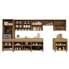 Cozinha Completa Modulada 10 Peças 17 Portas 5 Gavetas 100% M