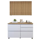 Cozinha Completa Modulada 2 Peças 3 Portas 4 Gavetas Norten B