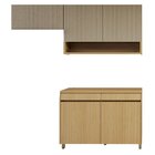 Cozinha Completa Modulada 3 Peças 5 Portas 2 Gavetas 100% Mdf