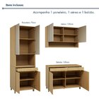 Cozinha Completa Modulada 3 Peças 8 Portas 2 Gavetas 100% Mdf