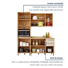 Cozinha Completa Modulada 3 Peças 9 Portas 2 Gavetas Salvador