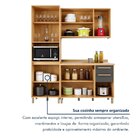 Cozinha Completa Modulada 3 Peças 9 Portas 2 Gavetas Salvador
