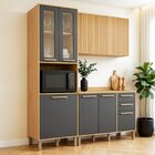 Cozinha Completa Modulada 3 Peças 9 Portas 2 Gavetas Salvador