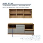 Cozinha Completa Modulada 4 Peças 5 Portas 4 Gavetas Com Roda