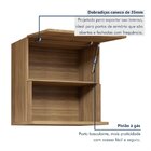 Cozinha Completa Modulada 4 Peças 5 Portas 4 Gavetas Com Roda