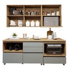 Cozinha Completa Modulada 4 Peças 5 Portas 4 Gavetas Norten V