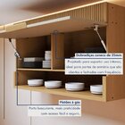 Cozinha Completa Modulada 4 Peças 7 Portas 3 Gavetas 100% Mdf