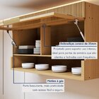 Cozinha Completa Modulada 4 Peças 7 Portas 3 Gavetas 100% Mdf