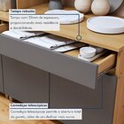 Cozinha Completa Modulada 4 Peças 7 Portas 3 Gavetas 100% Mdf