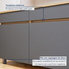 Cozinha Completa Modulada 4 Peças 7 Portas 3 Gavetas 100% Mdf