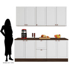 Cozinha Completa Modulada 4 Peças Com 9 Portas E 2 Gavetas Un