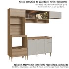 Cozinha Completa Modulada 4 Peças Com Torre Quente Para 2 For