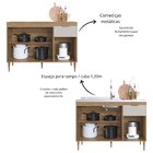 Cozinha Completa Modulada 4 Peças Com Torre Quente Para 2 For