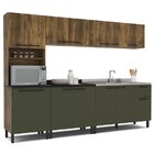 Cozinha Completa Modulada 5 Peças 14 Portas 1 Gaveta 1 Nicho