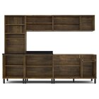 Cozinha Completa Modulada 5 Peças 14 Portas 1 Gaveta 1 Nicho