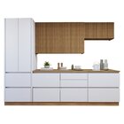 Cozinha Completa Modulada 5 Peças 8 Portas 6 Gavetas Com Roda