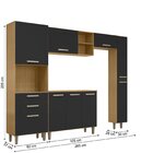 Cozinha Completa Modulada 5 Peças 9 Portas 2 Gavetas Com Tamp