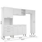 Cozinha Completa Modulada 5 Peças 9 Portas 2 Gavetas Com Tamp
