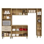 Cozinha Completa Modulada 5 Peças 9 Portas 2 Gavetas Com Tamp