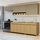 Cozinha Completa Modulada 5 Peças 9 Portas 3 Gavetas 100% Mdf