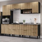 Cozinha Completa Modulada 5 Peças 9 Portas 5 Gavetas 1 Nicho