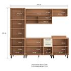 Cozinha Completa Modulada 5 Peças Com Gabinete Para Pia Havan