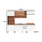 Cozinha Completa Modulada 5 Peças Com Torre Quente E Gabinete