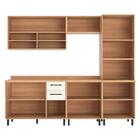 Cozinha Completa Modulada 5 Peças Com Torre Quente Havana Mul