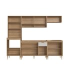 Cozinha Completa Modulada 5 Peças Com Torre Quente Para 2 For