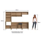Cozinha Completa Modulada 5 Peças Com Torre Quente Para 2 For