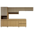 Cozinha Completa Modulada 6 Peças 11 Portas 5 Gavetas 100% Md