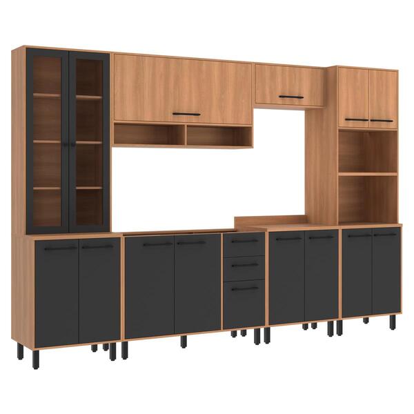 Cozinha Completa Modulada 6 Peças Com Gabinete Para Pia Havan