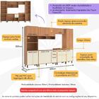 Cozinha Completa Modulada 6 Peças Com Gabinete Para Pia Havan