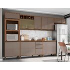 Cozinha Completa Modulada 6 Peças Nicho Forno E Microondas Ar