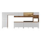 Cozinha Completa Modulada 7 Pçs Com Armário E Balcão De Pia P