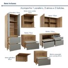 Cozinha Completa Modulada 7 Peças 10 Portas 7 Gavetas Norten