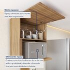 Cozinha Completa Modulada 7 Peças 9 Portas 7 Gavetas Com Roda