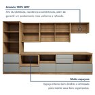 Cozinha Completa Modulada 7 Peças 9 Portas 7 Gavetas Com Roda