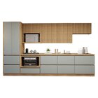 Cozinha Completa Modulada 7 Peças 9 Portas 7 Gavetas Com Roda