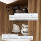 Cozinha Completa Modulada 8 Peças 10 Portas 10 Gavetas Com Ro