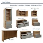 Cozinha Completa Modulada 8 Peças 11 Portas 10 Gavetas Com Ro