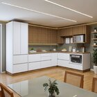 Cozinha Completa Modulada 9 Peças 11 Portas 8 Gavetas Com Rod