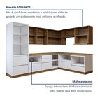 Cozinha Completa Modulada 9 Peças 11 Portas 8 Gavetas Com Rod