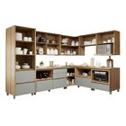 Cozinha Completa Modulada 9 Peças 11 Portas 8 Gavetas Norten