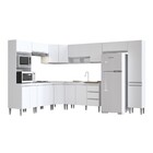Cozinha Completa Modulada De Canto Athena Branco - Irm