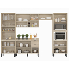 Cozinha Completa Modular Firenze 6 Peças Composição 1 Avena T
