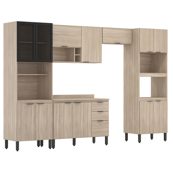 Cozinha Completa Modular Firenze 6 Peças Composição 1 Avena T